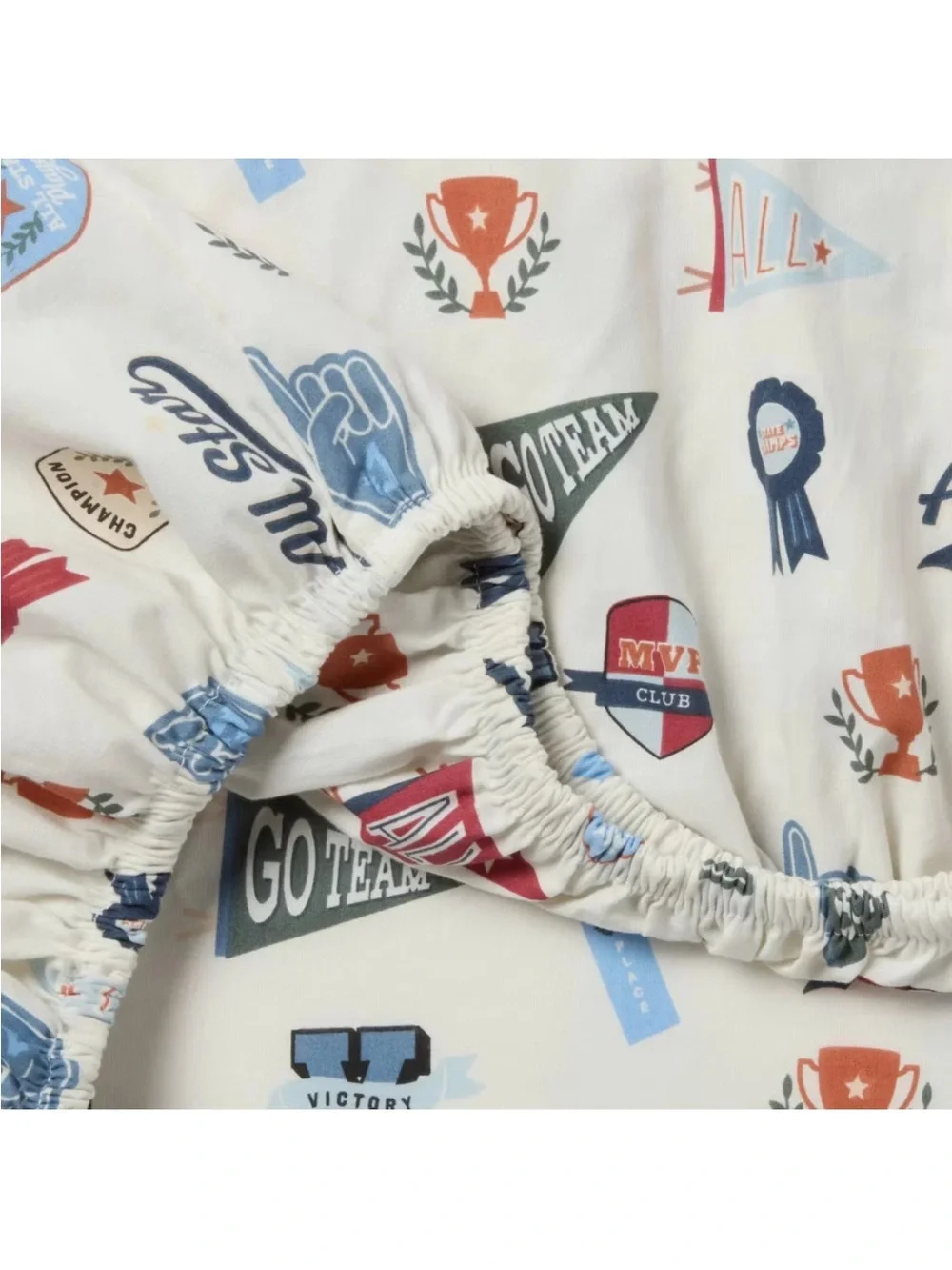 Pillowfort All Star Sports Kids’ Cotton Sheet Set – Queen Size